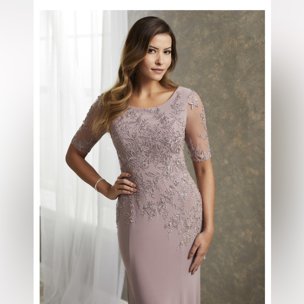 CHRISTINA WU ELEGANCE 17941 Size 2 Vintage Rose